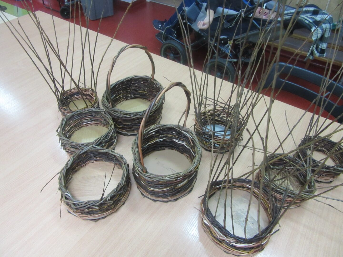 Wyplatanie koszyków z wikliny