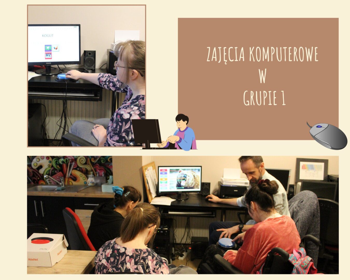 Zajęcia w pracowni komputerowej