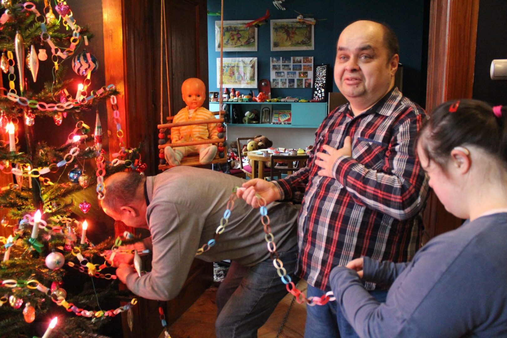 Ozdabiamy choinkę w muzeum