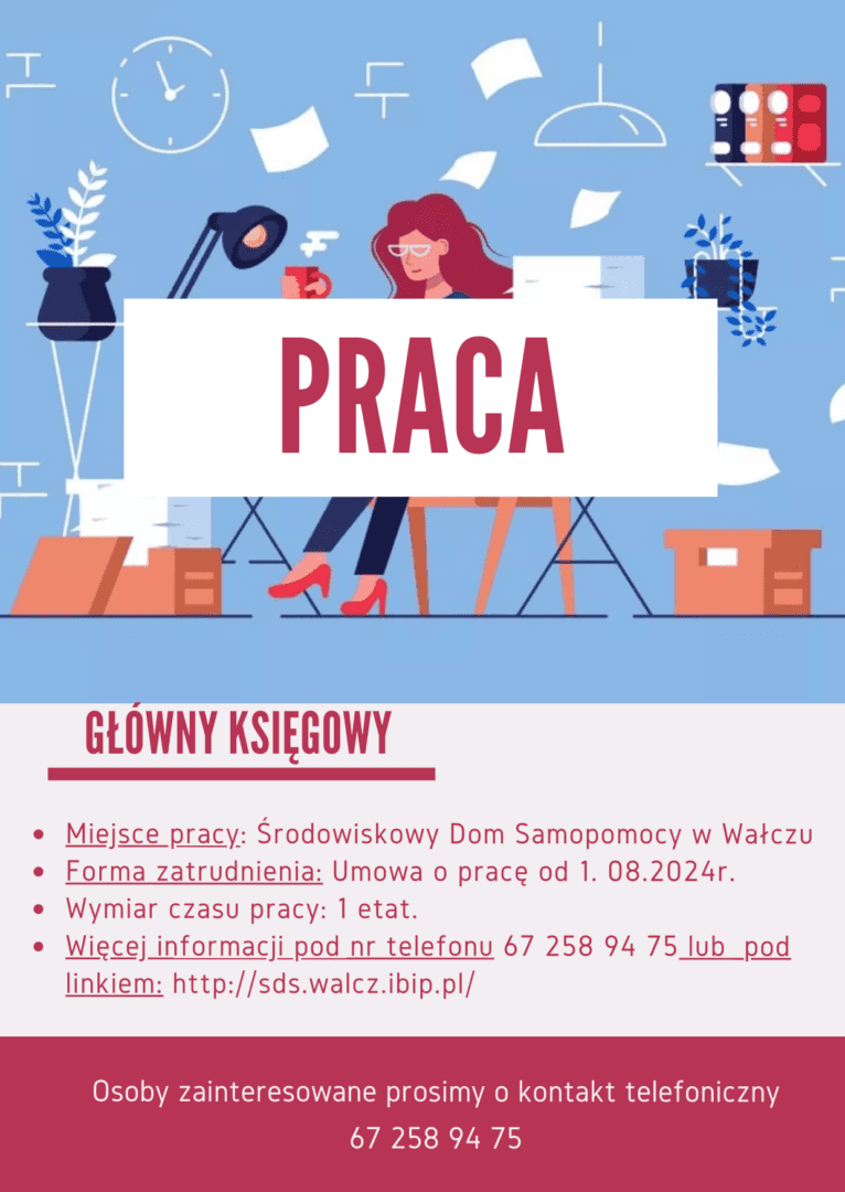 Zapraszamy do zapoznania się z ofertą pracy.